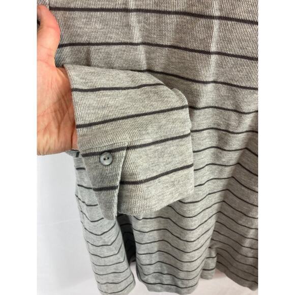 J Jill Striped V Neck Sweater Size Large - Picture 7 of 7